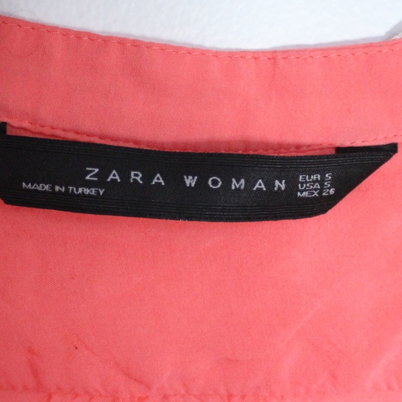 Bright Coral/Pink Zara Blouse - Picture 2 of 4